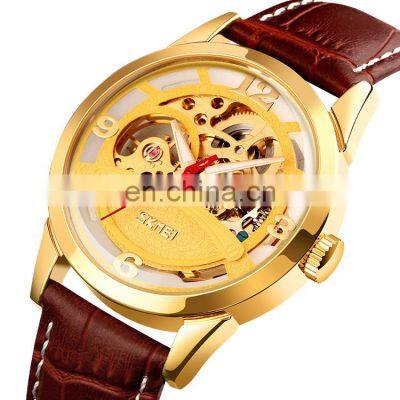 Skmei 9226 Private Label Men Mechanical Watch Analog Fashion Leather Waterproof Automatic Wristwatch photo-2
