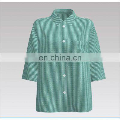 Popular Products Vertical Strip Polyester Cotton Seersucker Fabric TC Seersucker photo-3