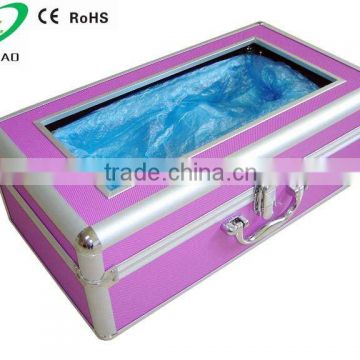 automatic overshoe dispenser case used in household or hospital