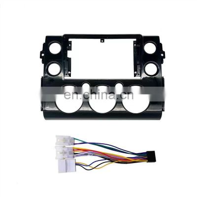 Car Android GPS Frame For 2007 FJ Cruiser Radio DVD Modified Decorative Panel Frame With Power Cable