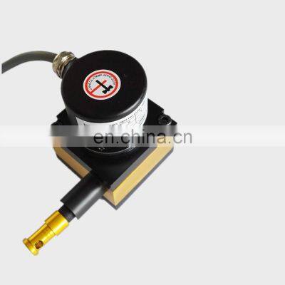 Draw Wire Position Sensor CESI-S500 500mm Measure Length NPN OC Output 5-24v Absolute Encoder on Sale photo-2