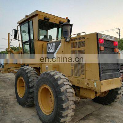 Used Powerful Original Cat 140K Wheel Manual Motor Grader for sale