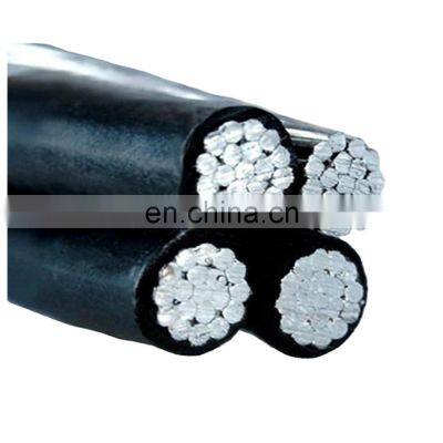 0.6/1kv 3 Core Aluminum Xlpe Insulated 12awg Aluminum Core Abc Cable Factory Price