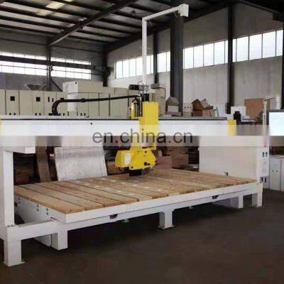 Multi Function 3020 5axis Cnc Bridge Saw Stone Cutting Machine Stone Cutter Polishing Cutting Edging photo-4