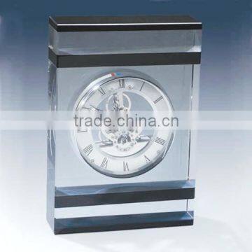 Kechnical table clock for sale skeleton mechanical clock