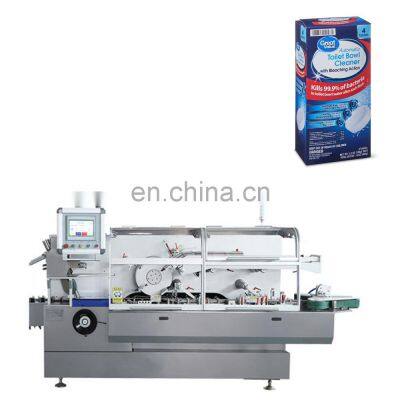 High Speed Automatic Box Packing Toilet Bowl Cleaner Tablets Cartoning Machine