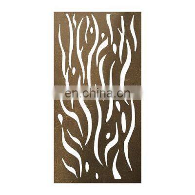 High quality laser cutting perforated metal mesh panels