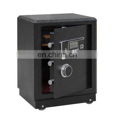New Arrival Black Security Steel Home Caja Fuerte Fireproof Money Digital Coffer Fort Fire Proof Safe Box photo-2
