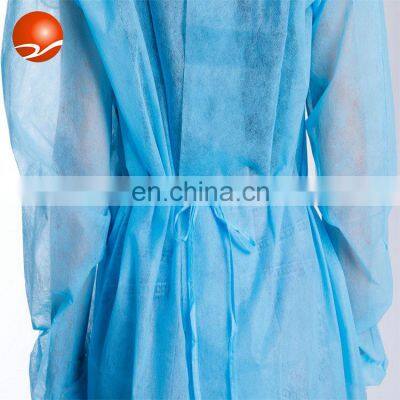 Xiantao Manufacturer Nonwoven Personal Protective Disposable Isolation Gown PP PE SMS Level 1234 With Rib Cuff photo-4