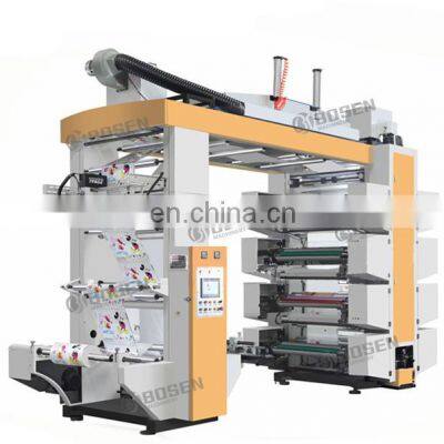 HIGH SPEED 4 6 8 COLORS LETTERPRESS PLASTIC FILM BAG NON-WOVEN PP PE COATED PAPER LABEL FLEXOGRAPHIC PRINTING MACHINE PRICE photo-2