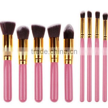 10pcs Makeup brush set Synthetic Hair portable no brand makeup brushes set