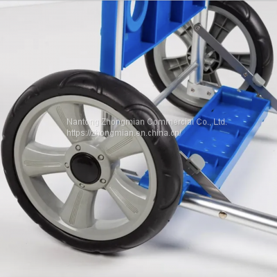 Foldable Beach BBQ Cart With Aluminum Tube PP Table and Removable Wheels photo-5