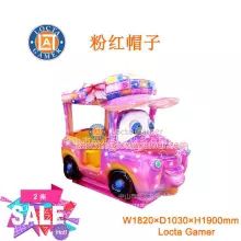 Guangdong Zhongshan Tai Le Play Children Indoor and outdoor video games coin-operated self-service rocker rocking machine glass steel game screen large rocker pink