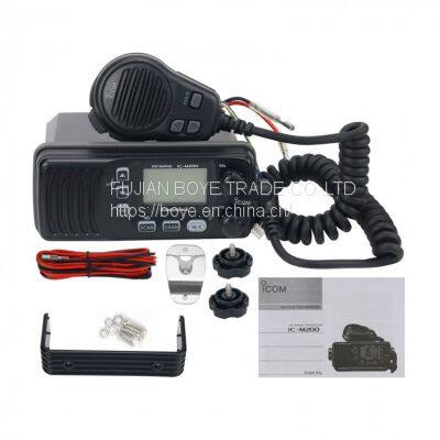 good quality IC-M200 VHF Black Marine Radio