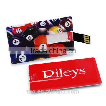 Custom promotional credit card usb stick alibaba express