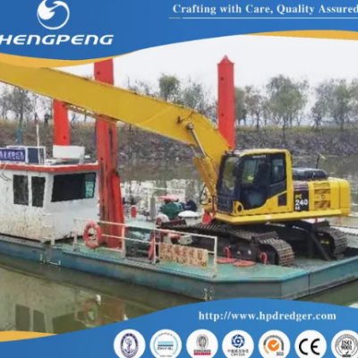 Specialized Excavator Modular Floating Platform Barge for Excavator Transport photo-3