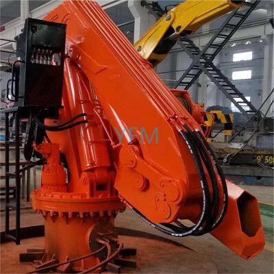 Compact Structure, Safe and Reliable, Multi-Functional, Sea Water Resistant 3 Tons 7 Meters Folding Arm Hydraulic Shipborne Crane