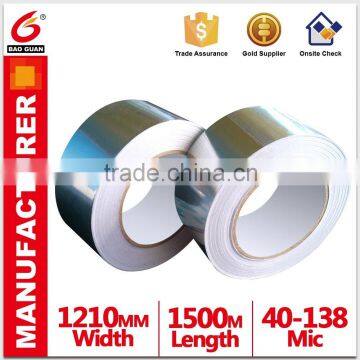 Water Base AcrylicTape Adhesive Aluminium Polyester Tapes Aluminium Foil Adhesive Tape