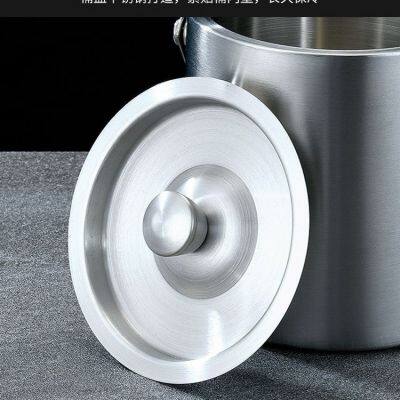 304 Stainless Steel Ice Bucket, Champagne Bucket, Red Wine Bucket, Beer Bucket photo-4