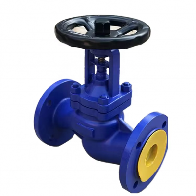 DN100 DN50 PN16 Cast Iron Ductile Iron Flange Bellows Seal Globe Valve Stainless Steel Seal Globe Valve photo-6