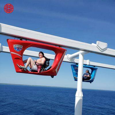 New Design Track Bicycle Monorail Sky Bike Pedaltrain Sky Bike Ride Space Walk for Sale photo-4
