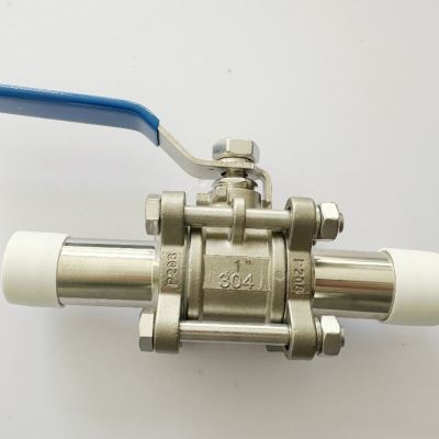 Extended Welding Ball Valve in 316L Stainless Steel with Mill Test Report