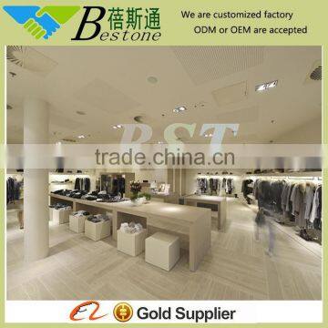 Retail shop furniture garment display clothing display table