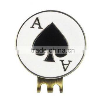 good quality popular design factory price magnet zinc alloy golf hat clip 1622