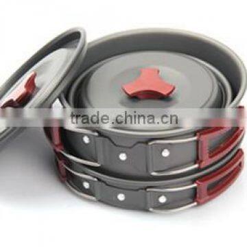 2~3persons Outdoor Portable Cookware Camping Aluminum Alloy PY71003 photo-2