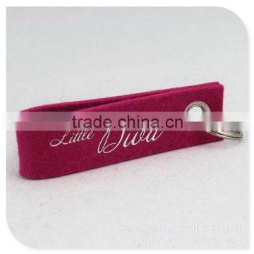 hot sell wool & polyester felt key chain