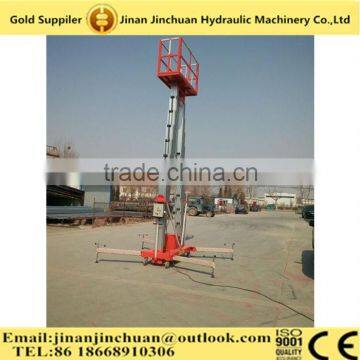 Standard balancing leg Double Mast Aluminium Elevated Platform aluminum work platform