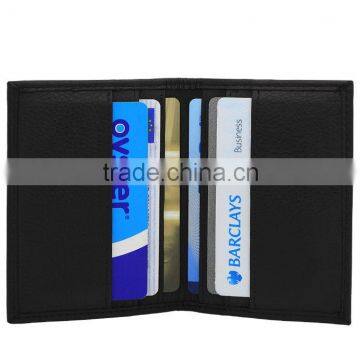 Bifold slim credit card holder,leather card case,,PU card holder wallet