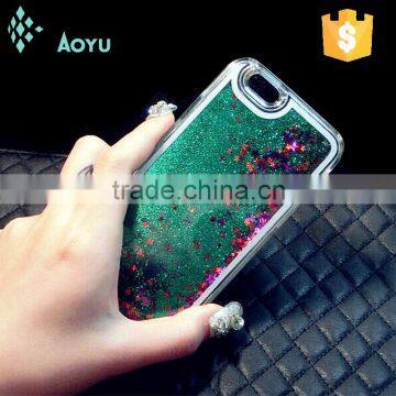 Clear Quicksand Glitter Star Case Liquid Sand Mobile Phone Case For Iphone 6 photo-5