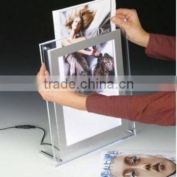 Celling Hanging LED Illuminated Crystal Double Sided LED Light Box photo-4