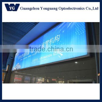 External LED slogans promotional board, single side aluminum outdoor sign frames