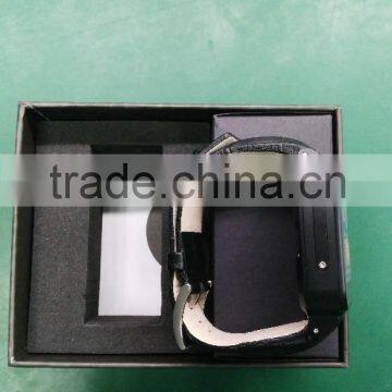 Genuine Leather Strap Waterproof Heart Rate Tracker Smart Watch 2016 photo-6