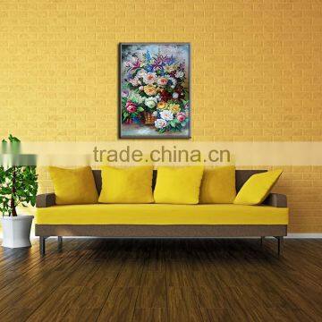 01-270 Large Size Canvas Printing Paint Flower Painting For Living Room OR Bedroom For Decoration photo-3