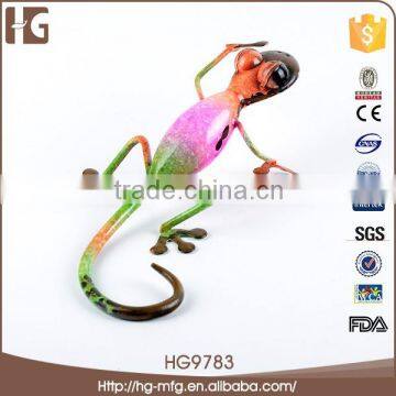 Handmade Gecko Metal Crafts Garden Decoration