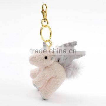 Plush Pegasus Keychain /Soft Pegasus Key chain