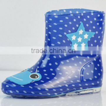 Fashion Cartoon Short Barrel Crystal Children Rainshoes Children Rain Boot photo-5