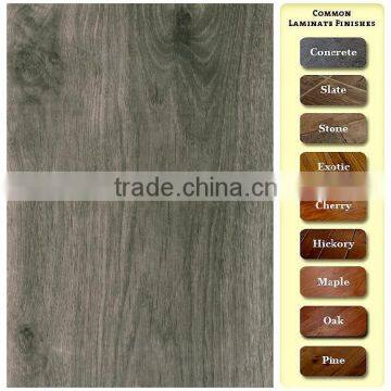 Crystal (wood) series 12mm ac4grey color laminate floor