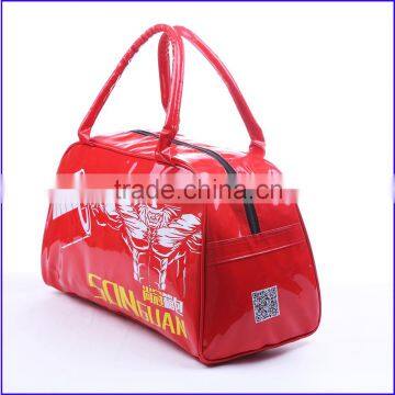 China Waterproof PU Leather Shoulder Travel Sport Gym Bag photo-5