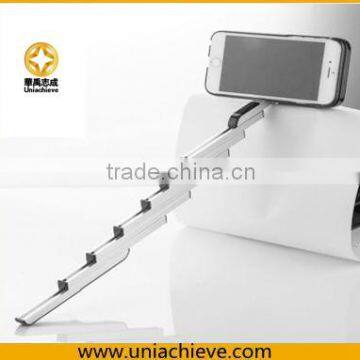 High quality Stickbox Hybrid Aluminium Selfie Stick mobile phone case within Bluetooth remote contoller for iphone 6/6 plus