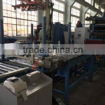 Qingdao professional factory industrial automation rubber sheet cooling and cutting and swing production line