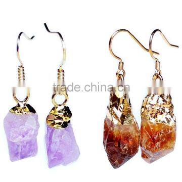 Fashion Earrings, Colorful Zircon Earrings, PES-A014