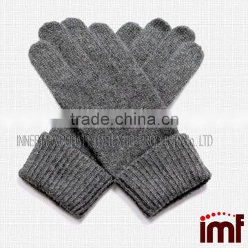 Grey Fashion Women Daily Use Cashmere Gloves