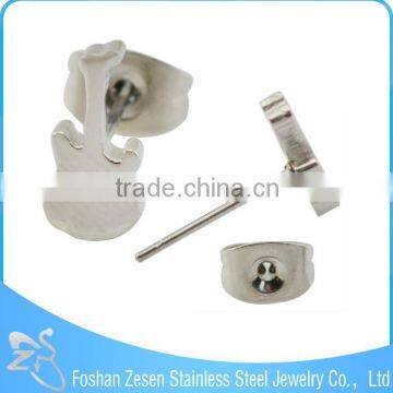 ZS20005 Fashion Stainless Steel Earring , Surgical Steel Earrings , Guitar Earring