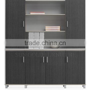 Wooden bookcase model corner showcase design (SZ-FCB303)