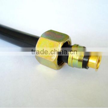 Free sample high quality iron brass 3 piece or 7 piece nylon tube fitting