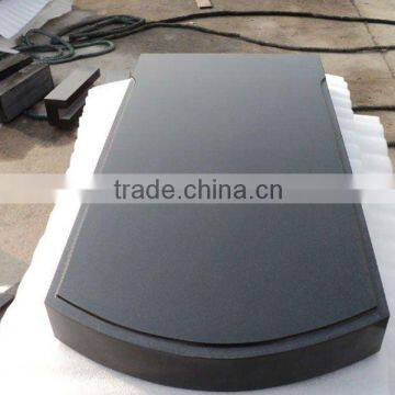 Chinese Shanxi Black Granite Tombstone